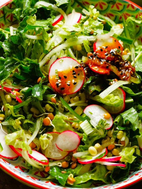 Vegetable and Bean Sprout Salad