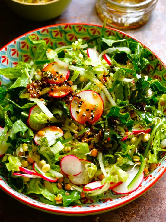 Vegetable and Bean Sprout Salad