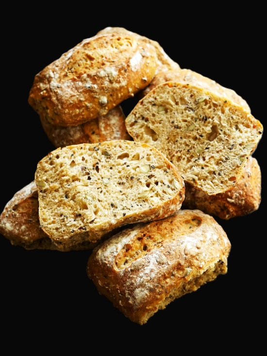 Seeded Rustic Bread Rolls