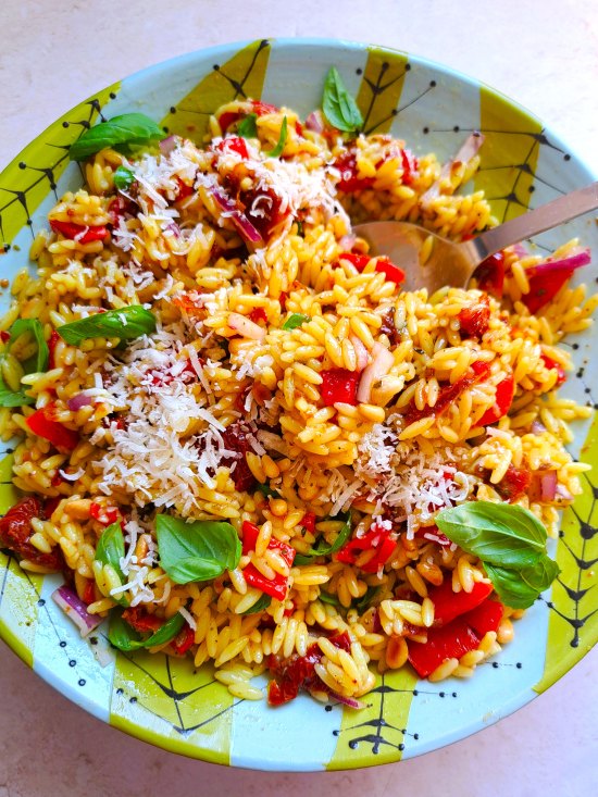 Sun-Dried Tomato Orzo Salad