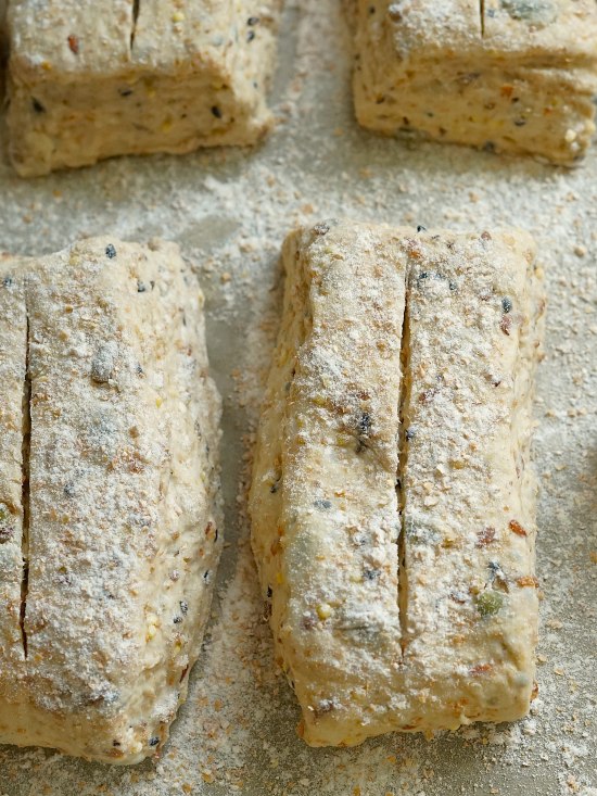 ready to bake Seeded Rustic Bread Rolls