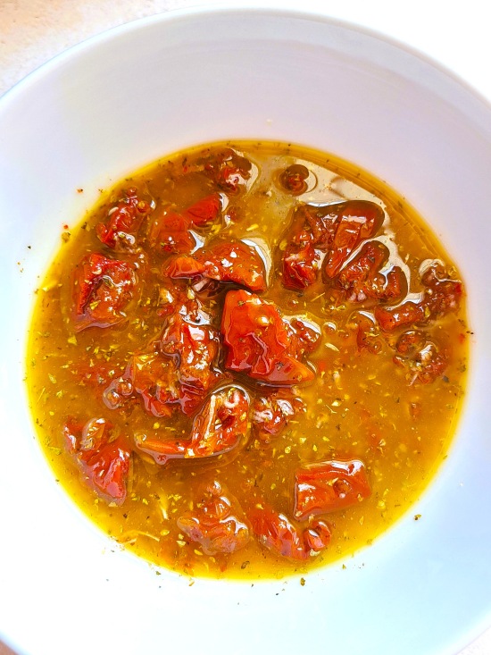 dressing for Sun-Dried Tomato Orzo Salad