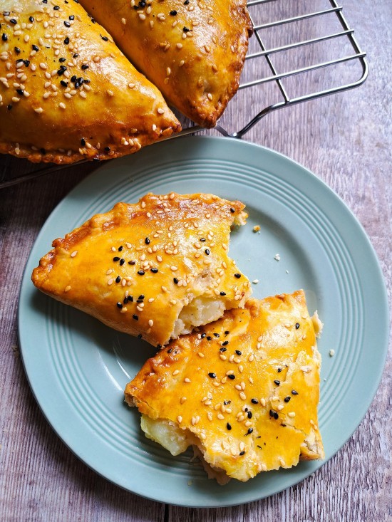 Potato, Cheese & Onion Pasties Potato, Cheese & Onion Pasties
