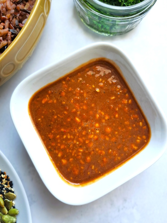 dressing for Nutty Wholefood Grain Salad