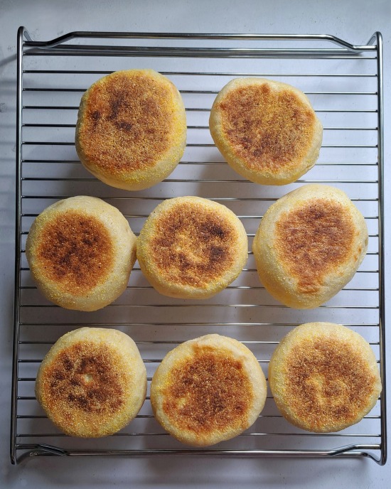 cooling English Muffins