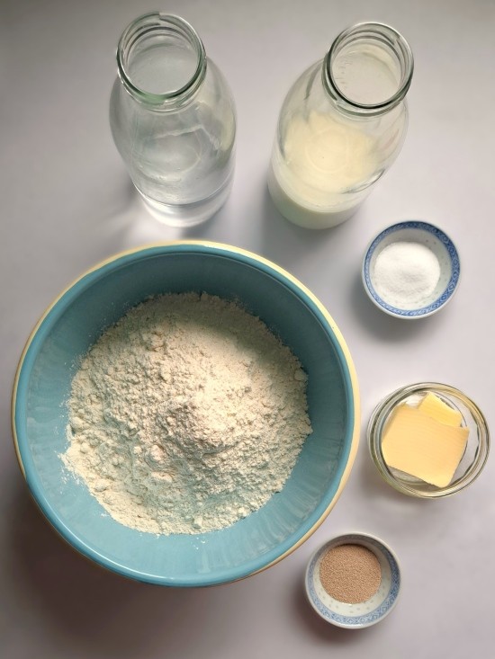 ingredients for English Muffins