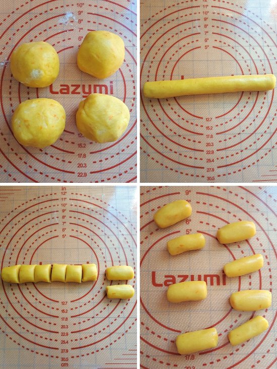 shaping dough for Sicilian Sesame Biscuits