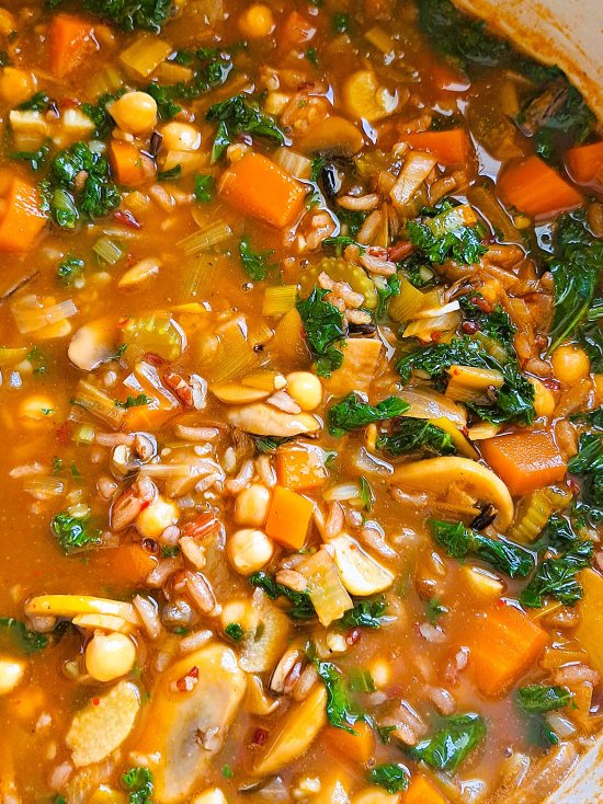 Vegetable & Wholegrains Soup Vegetable & Wholegrains Soup