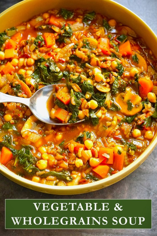 Vegetable & Wholegrains Soup Vegetable & Wholegrains Soup