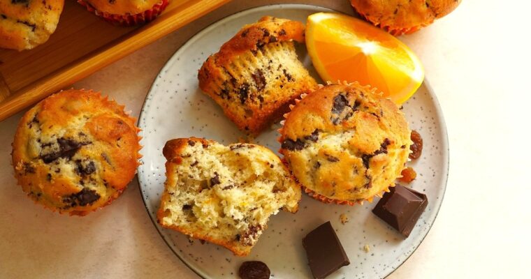 Sultana, Chocolate & Orange Muffins