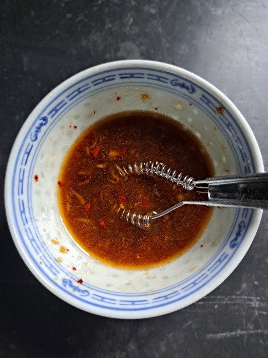 dressing for Crispy Dumpling Salad